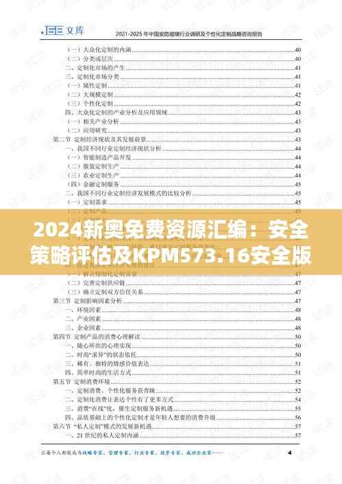 2024新奥免费资源汇编:安全策略评估及KPM573.16安全版