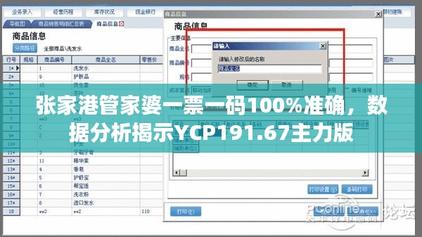 张家港管家婆一票一码100%准确,数据分析揭示YCP191.67主力版