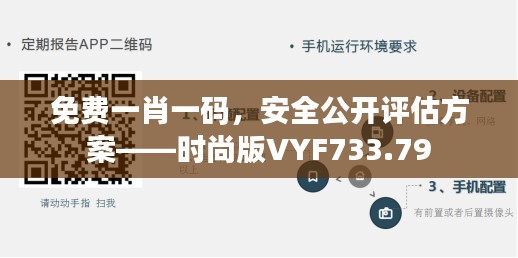 免费一肖一码,安全公开评估方案——时尚版VYF733.79