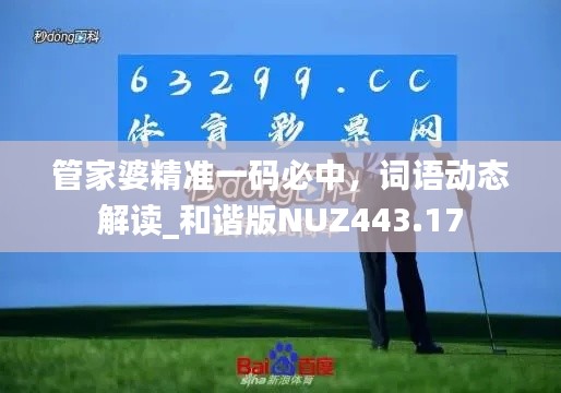 管家婆精准一码必中,词语动态解读_和谐版NUZ443.17