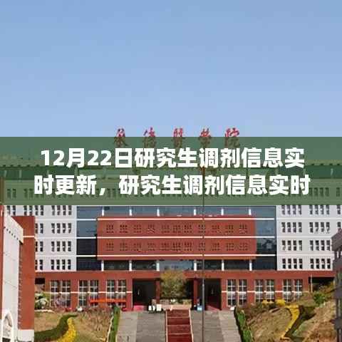最新研究生调剂信息动态更新,把握机会,掌握未来