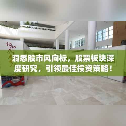 洞悉股市风向标,股票板块深度研究,引领最佳投资策略!