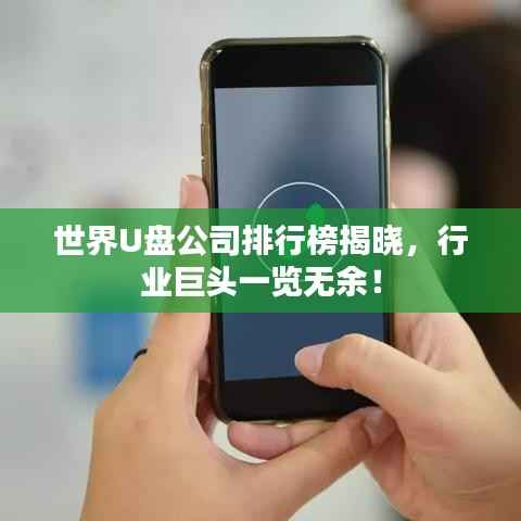世界U盘公司排行榜揭晓,行业巨头一览无余!