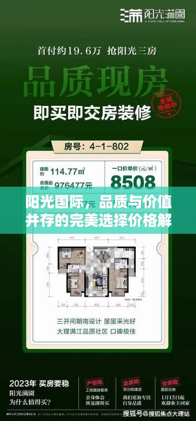 阳光国际,品质与价值并存的完美选择价格解析