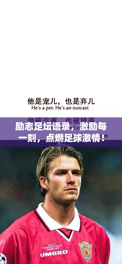 励志足坛语录，激励每一刻，点燃足球激情！